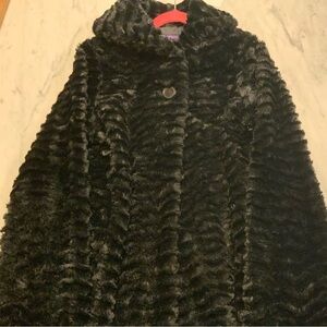 Patagonia Girls - Black Faux Fur Coat